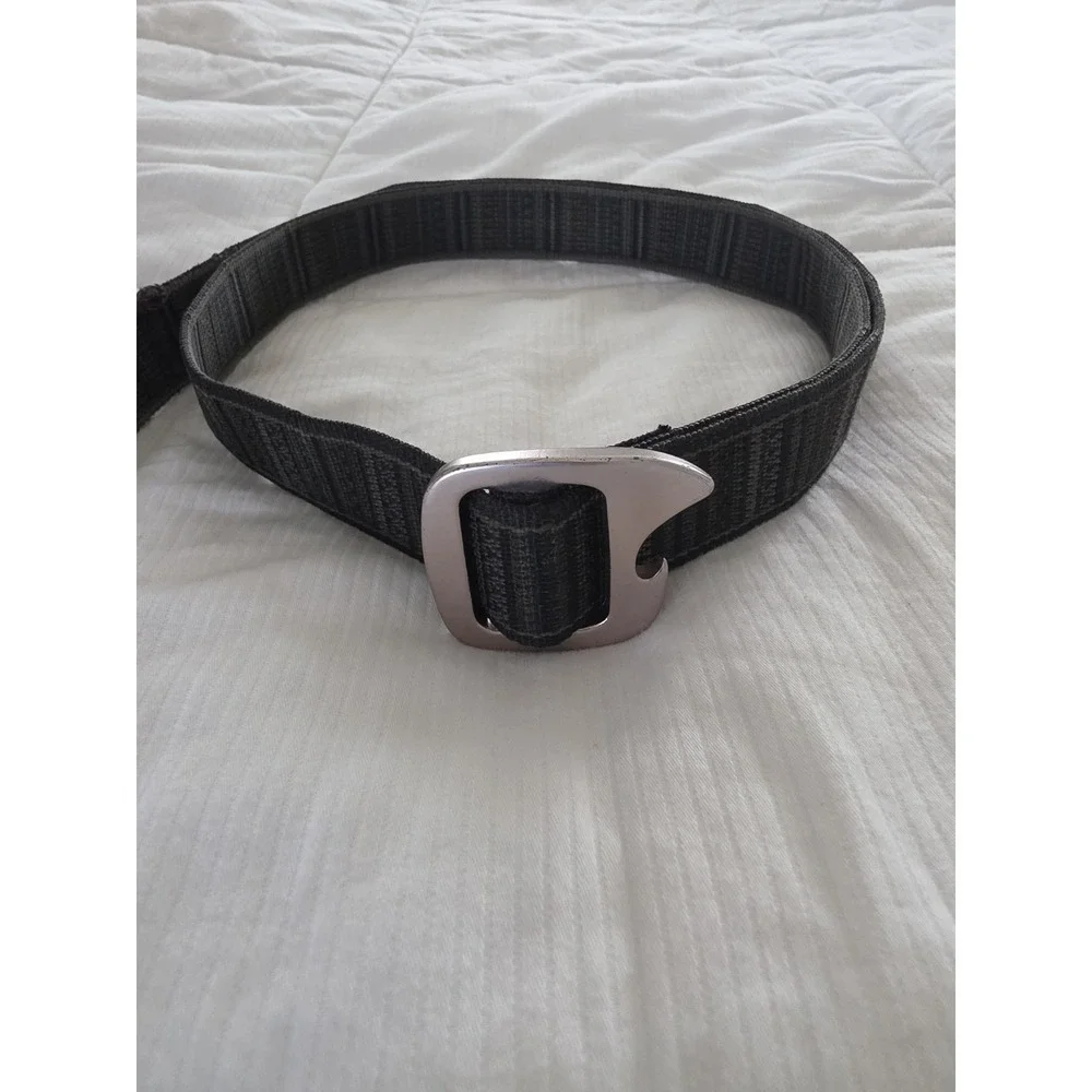 Bison Designs Tap Cap 38 mm belt featuring a gunmetal-colored bottle‎ opener